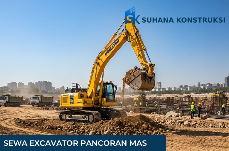 Sewa Excavator Pancoran Mas