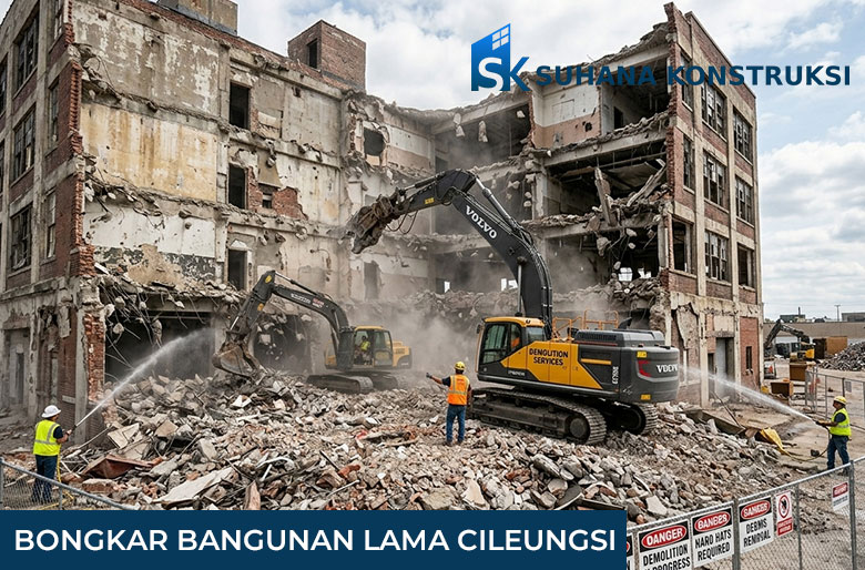 Borongan Bongkar Bangunan Lama Cileungsi